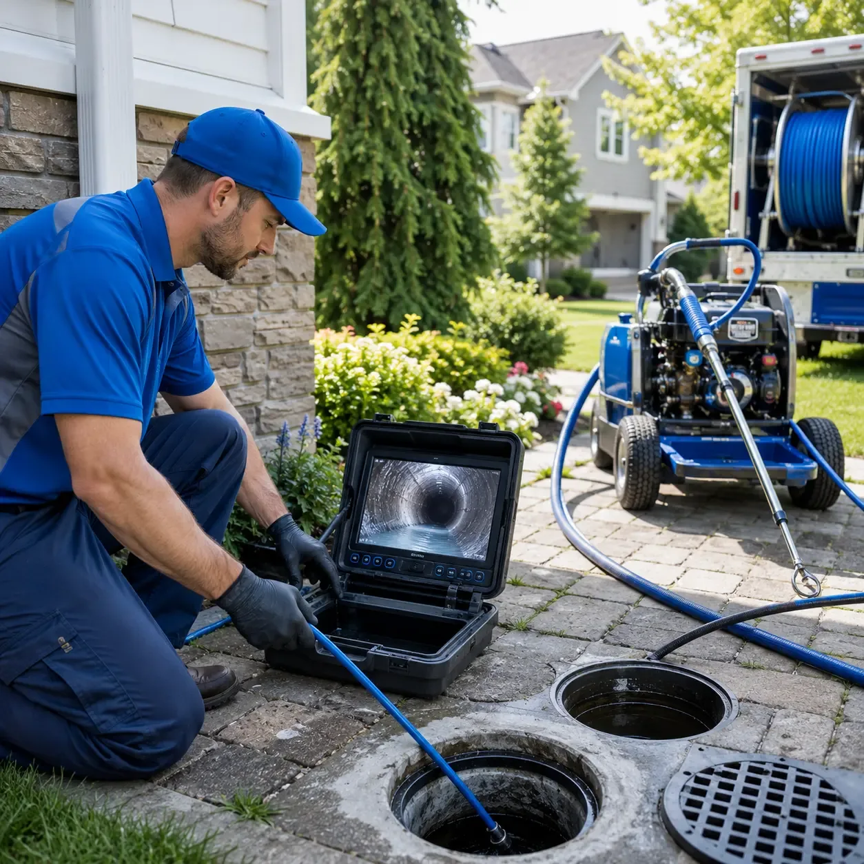 Outdoor drain cleaning professionals serving Tatums, OK