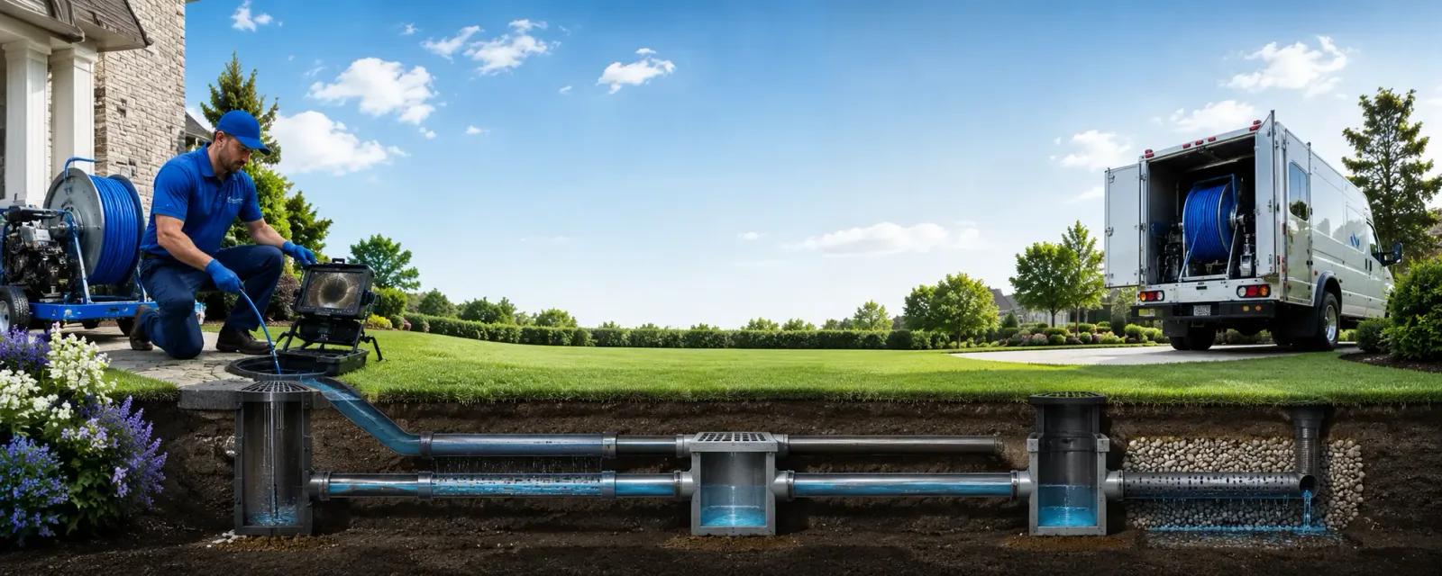 Outdoor drain cleaning information for Tatums, OK